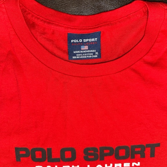 Polo by Ralph Lauren Red Short Sleeve Tee - Picture 2 of 6